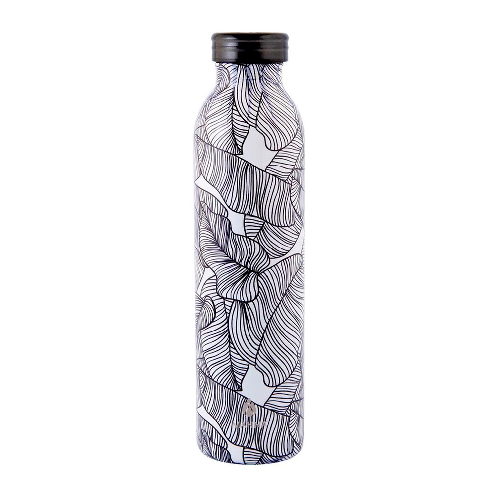 Manna B/W Vogue Stainless Steel Double Insulated Bottle 17 oz